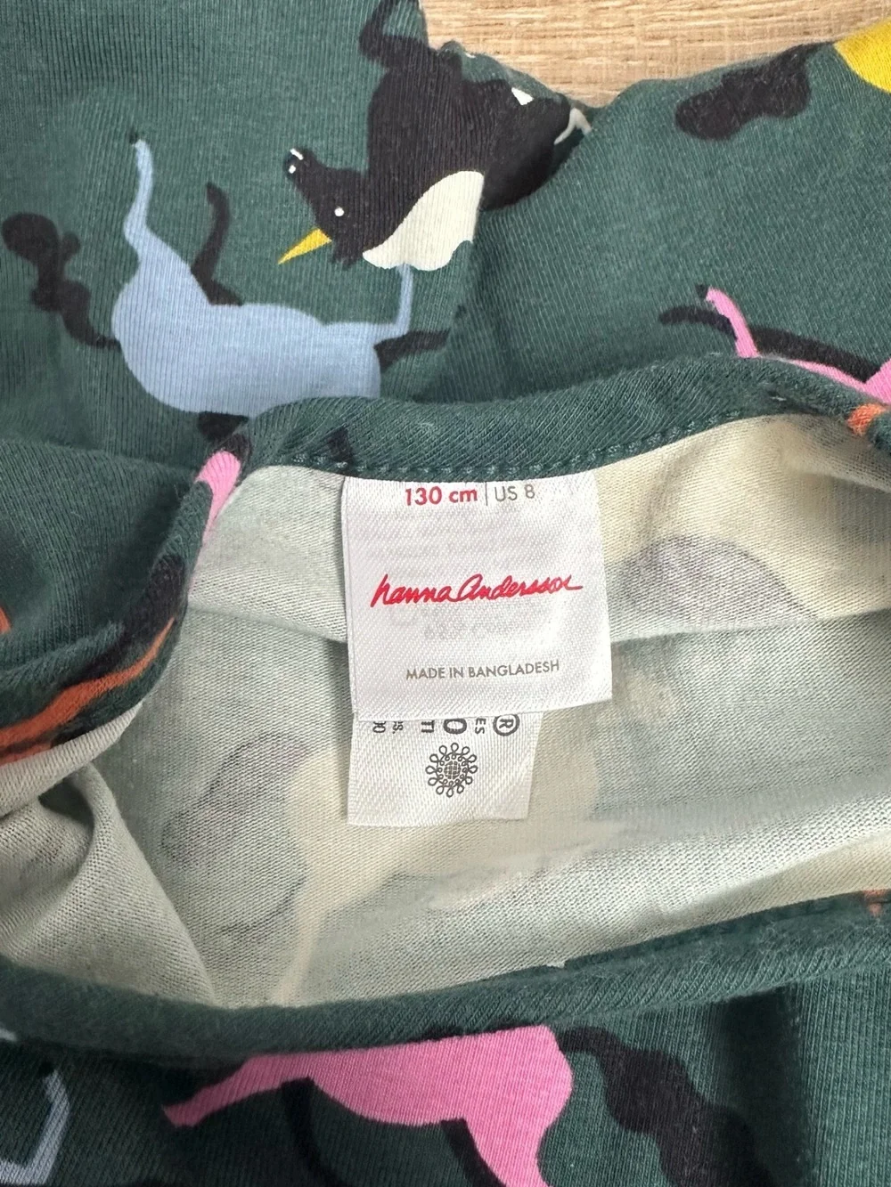 Hanna Andersson Green Horse Print Twirl Dress - Multicolor Horses